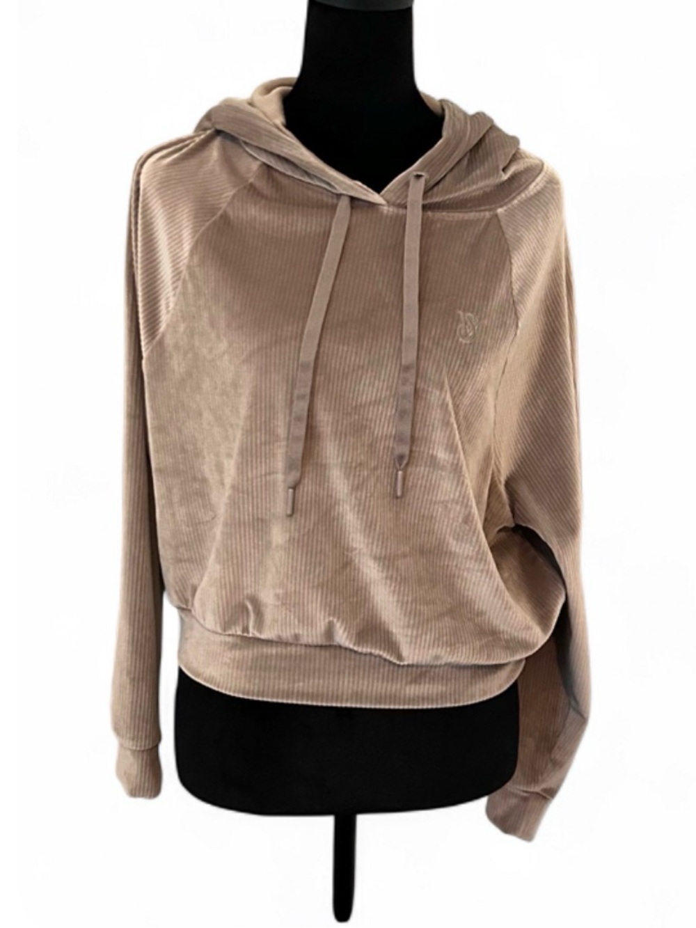 Victoria's Secret Taupe Velour Hoodie